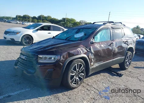 2021 GMC Acadia Awd Sle из США, поврежденный, VIN 1GKKNRL49MZ176208